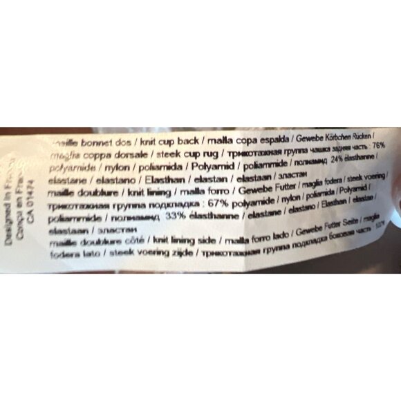 Chantelle Women's C Magnifique Seamless Bra 18910 34F - Picture 6 of 6